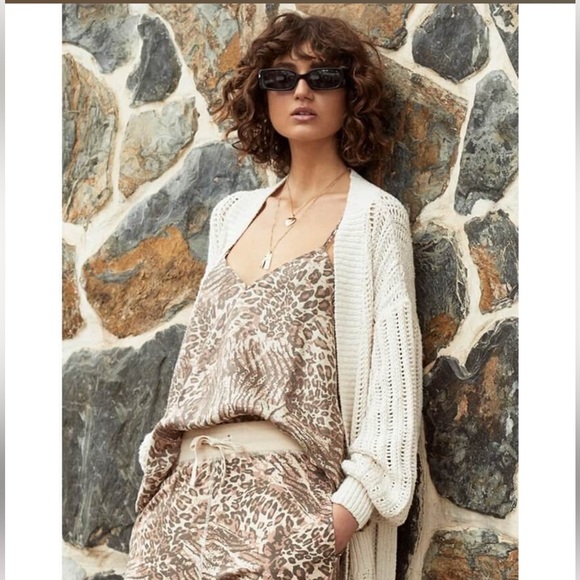 NEW! Spell & the Gypsy Collective Leopard Print Linen Ada Cami - Picture 3 of 15